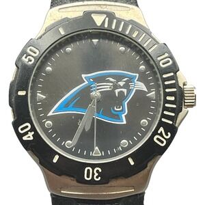 Carolina Panthers Agent Series Quartz Analog Watch NFL Football Fan Timepiece